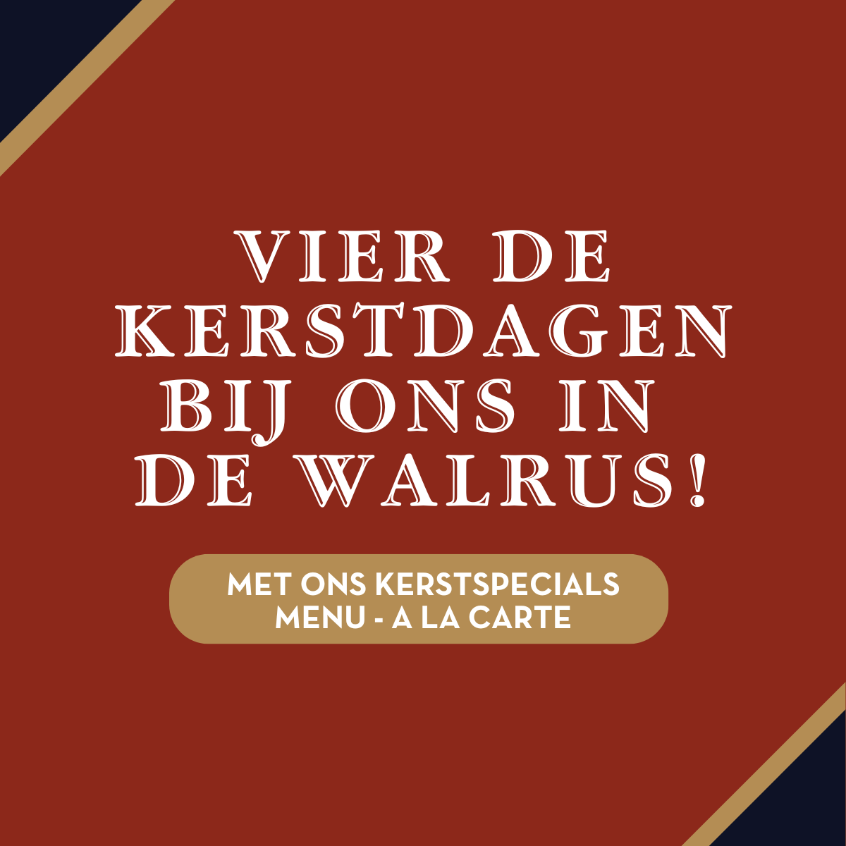 De Walrus - Actie met mededeling